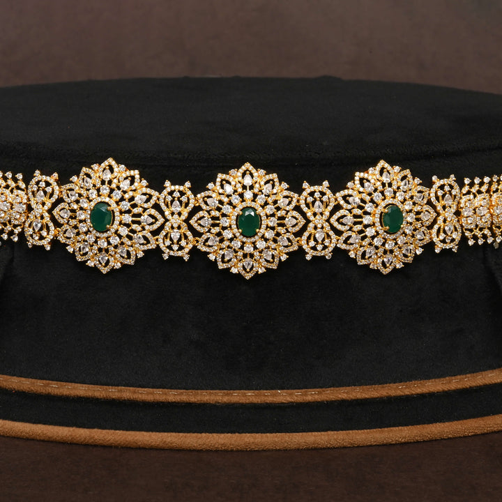 Gold Finish Chain Vaddanam