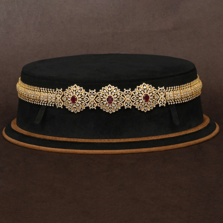 Gold Finish Chain Vaddanam