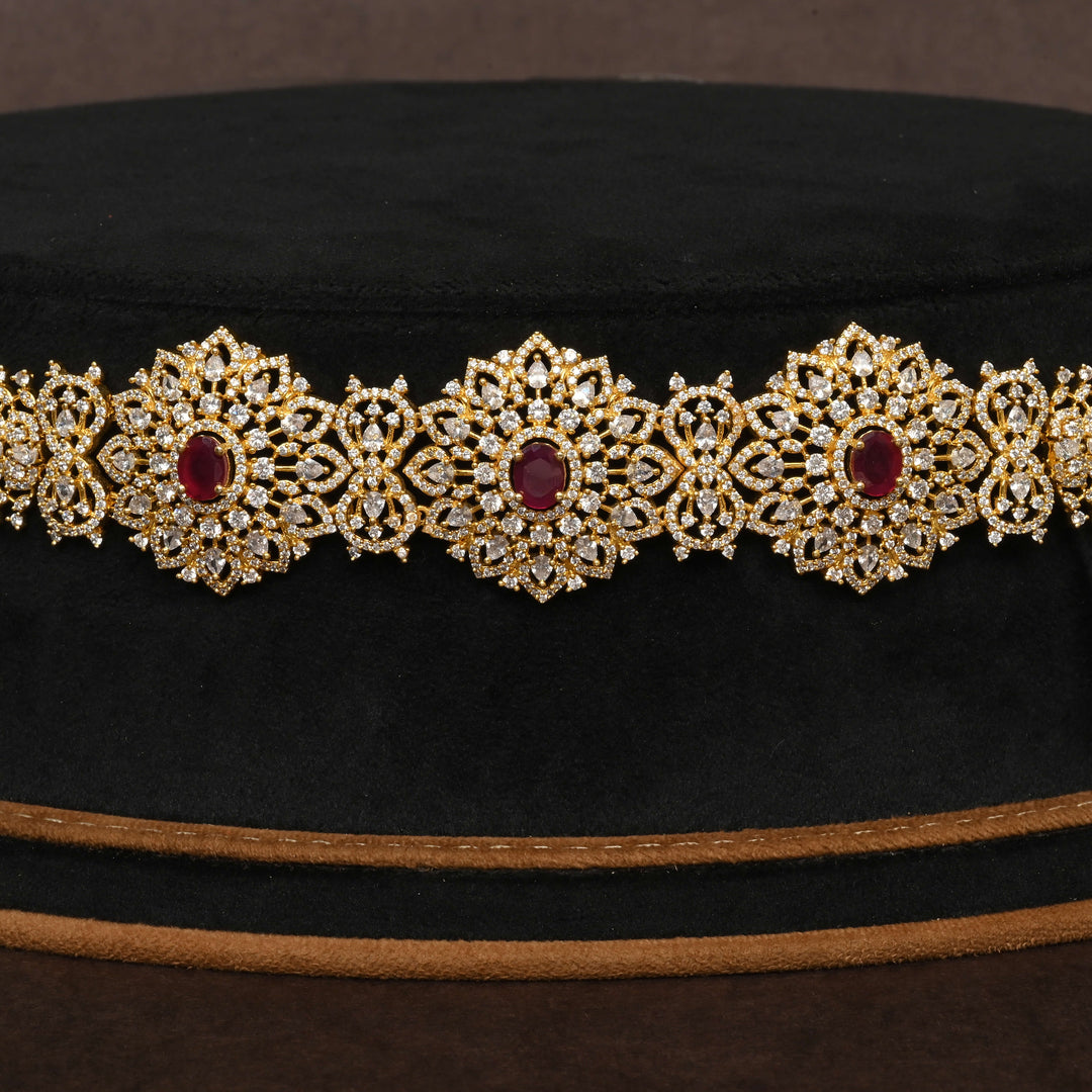 Gold Finish Chain Vaddanam