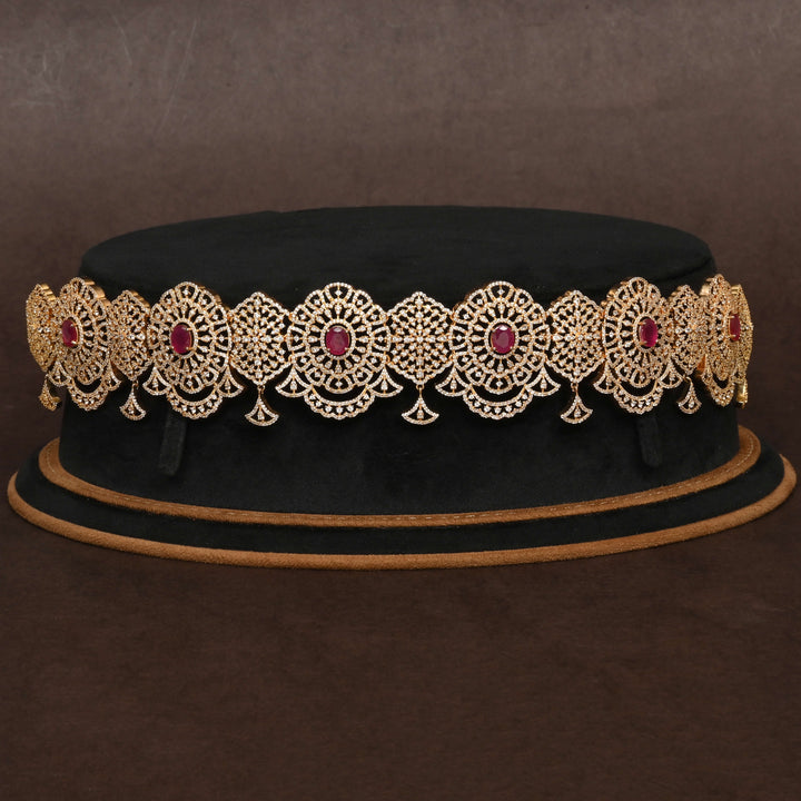 Gold Finish Chain Vaddanam