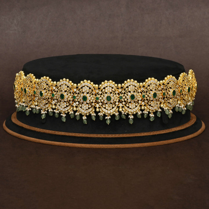 Gold Finish Chain Vaddanam