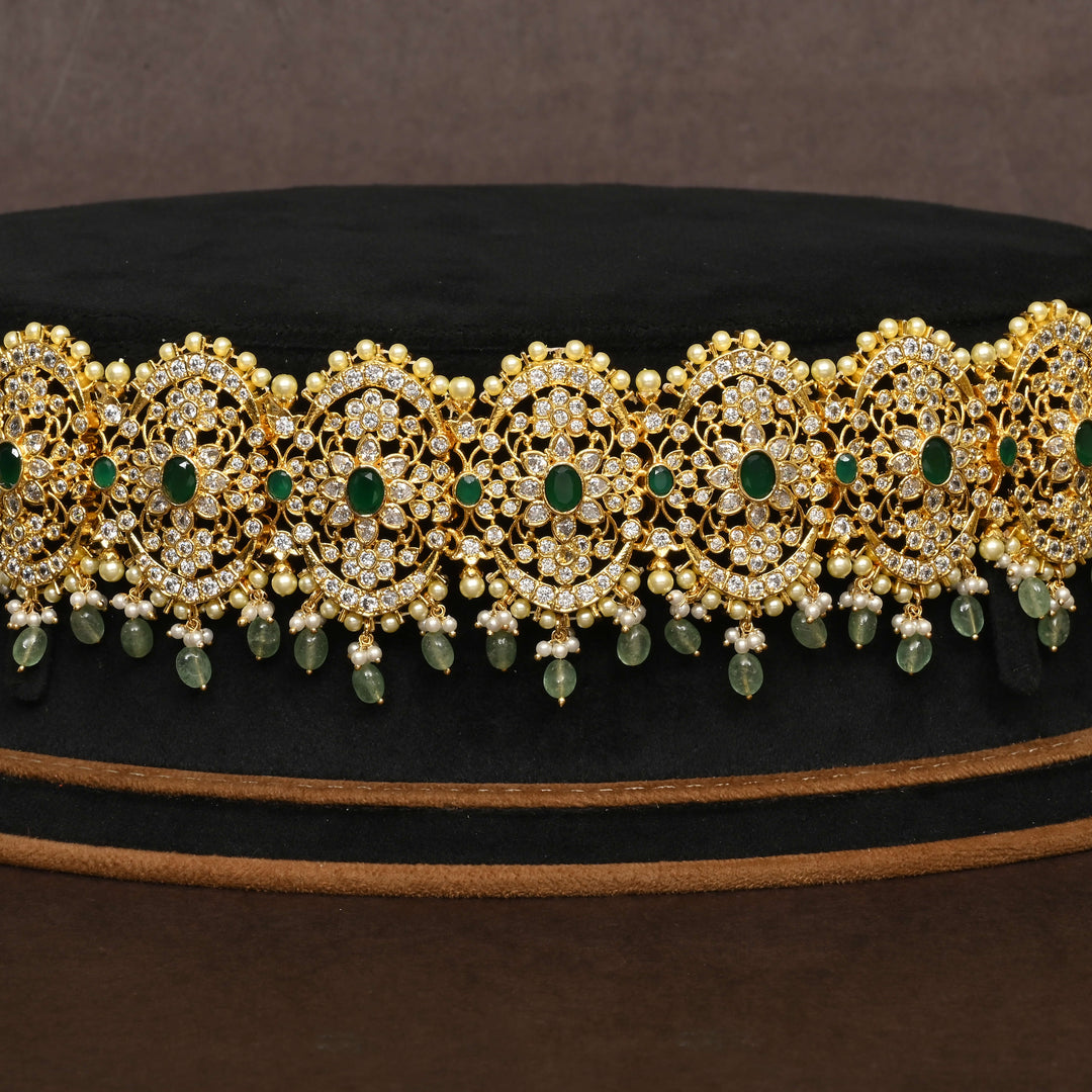 Gold Finish Chain Vaddanam