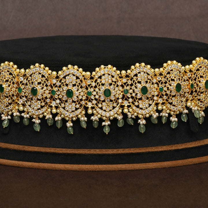 Gold Finish Chain Vaddanam