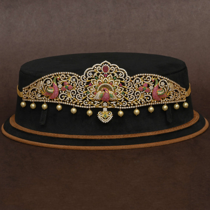 Gold Finish Chain Vaddanam