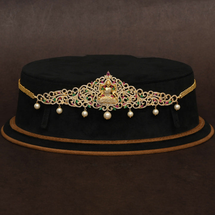 Gold Finish Chain Vaddanam