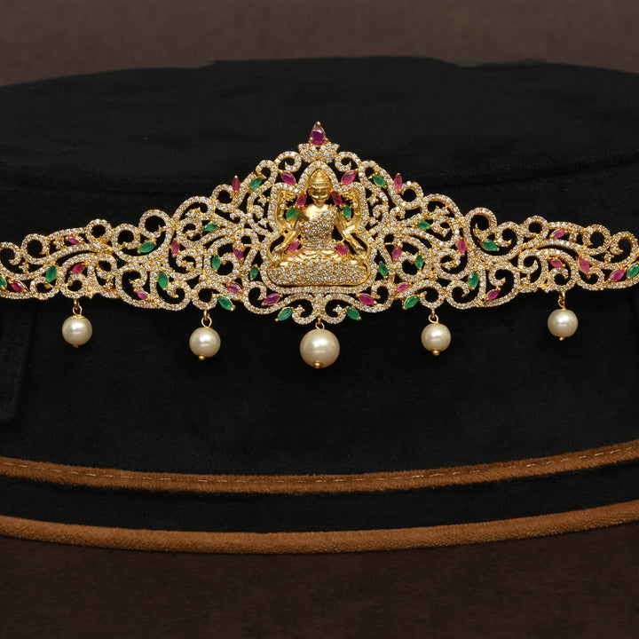 Gold Finish Chain Vaddanam