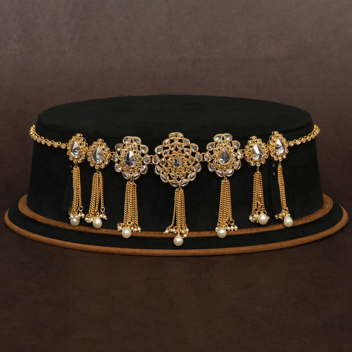 Gold Finish Chain Vaddanam