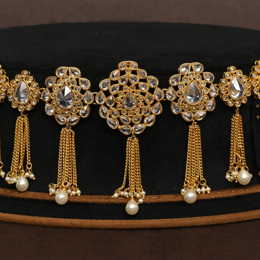 Gold Finish Chain Vaddanam