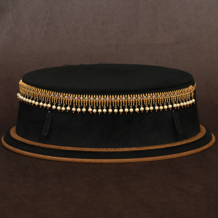 Gold Finish Chain Vaddanam