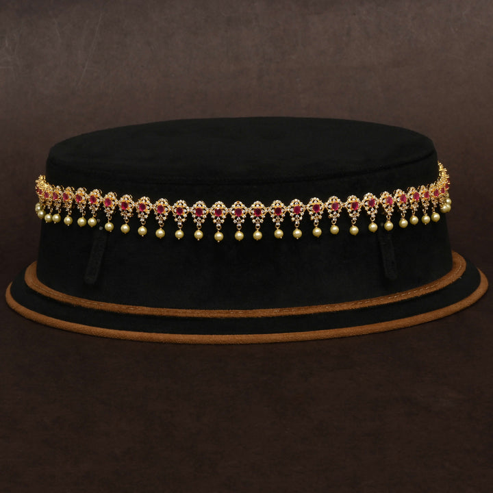 Gold Finish Chain Vaddanam