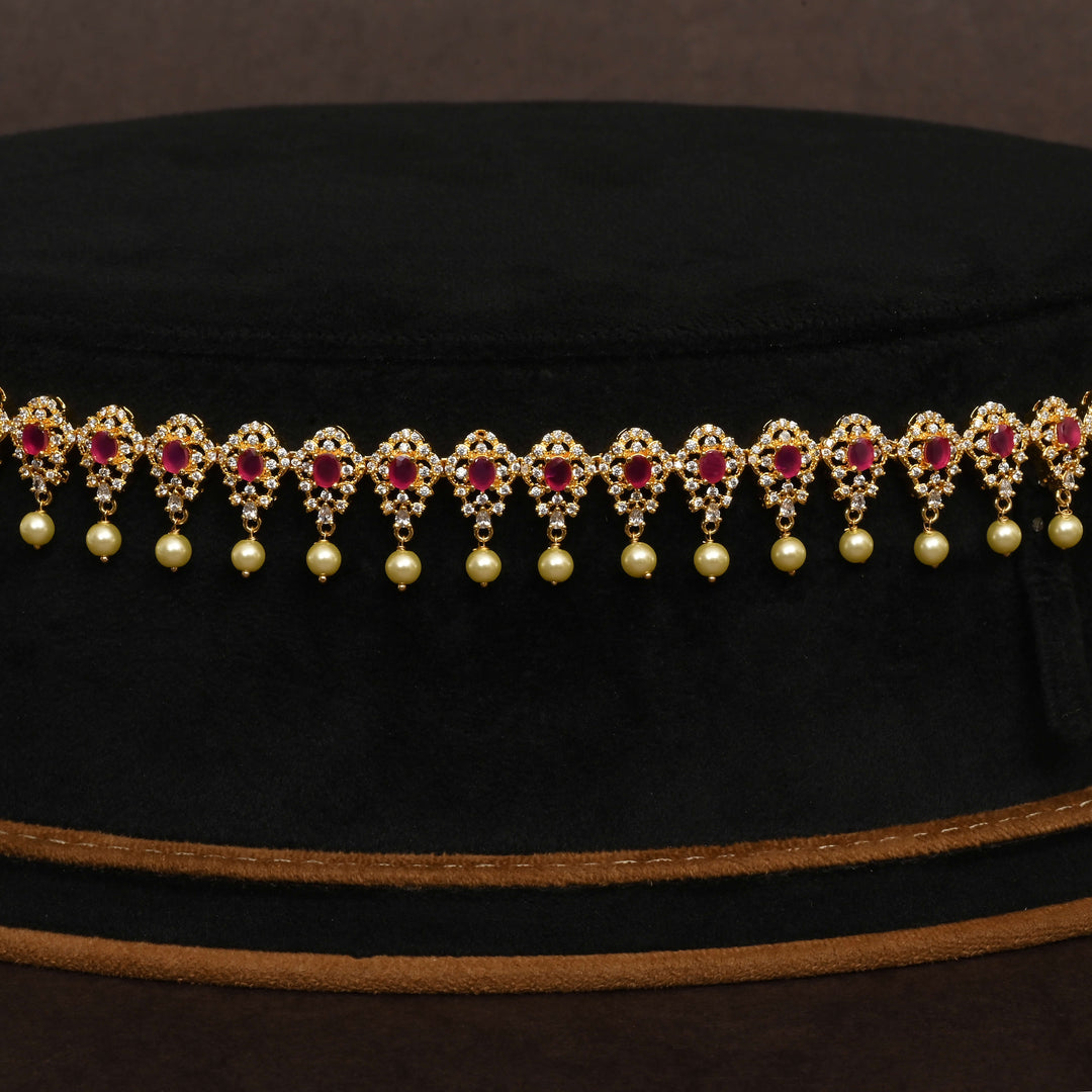 Gold Finish Chain Vaddanam