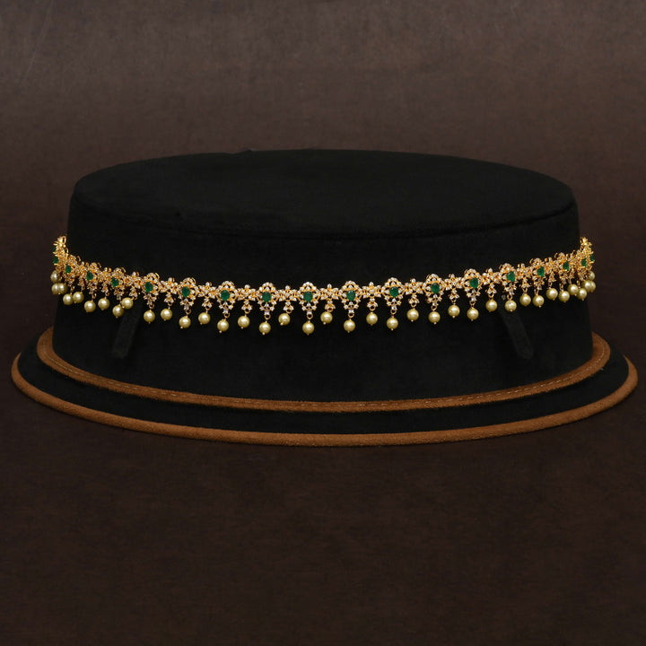 Gold Finish Chain Vaddanam