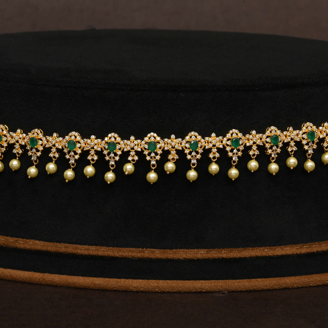 Gold Finish Chain Vaddanam