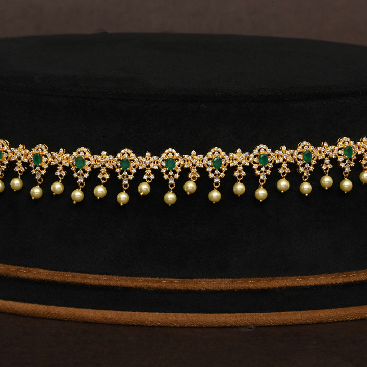 Gold Finish Chain Vaddanam