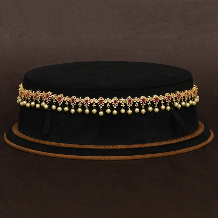 Gold Finish Chain Vaddanam