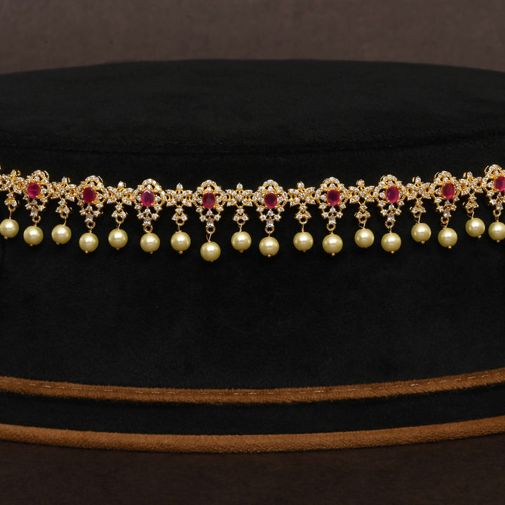 Gold Finish Chain Vaddanam