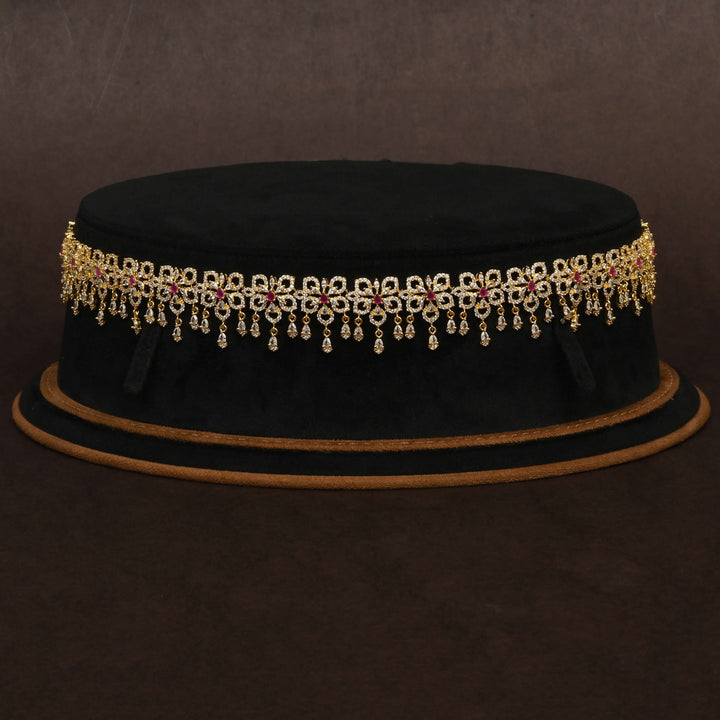 Gold Finish Chain Vaddanam