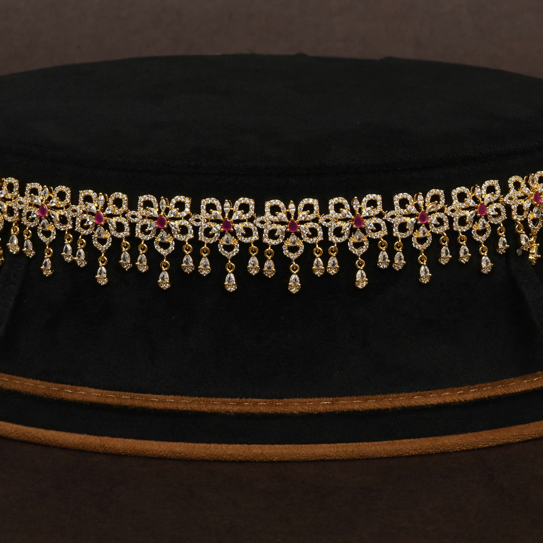 Gold Finish Chain Vaddanam