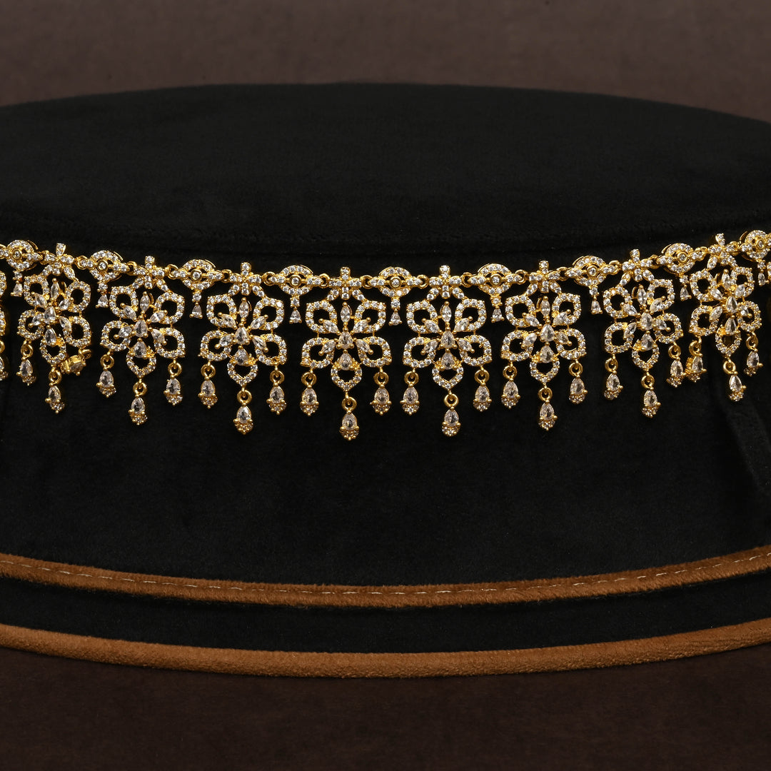 Gold Finish Chain Vaddanam