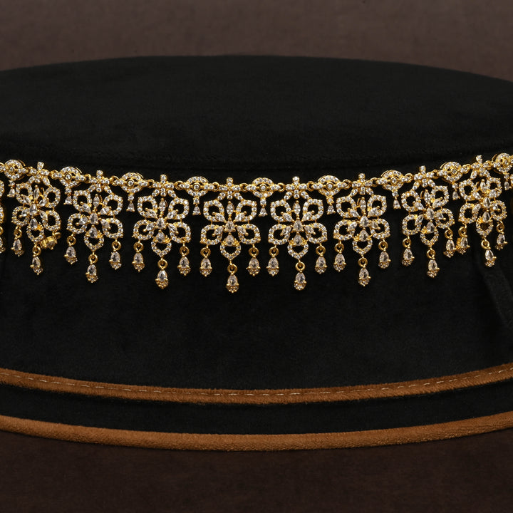 Gold Finish Chain Vaddanam