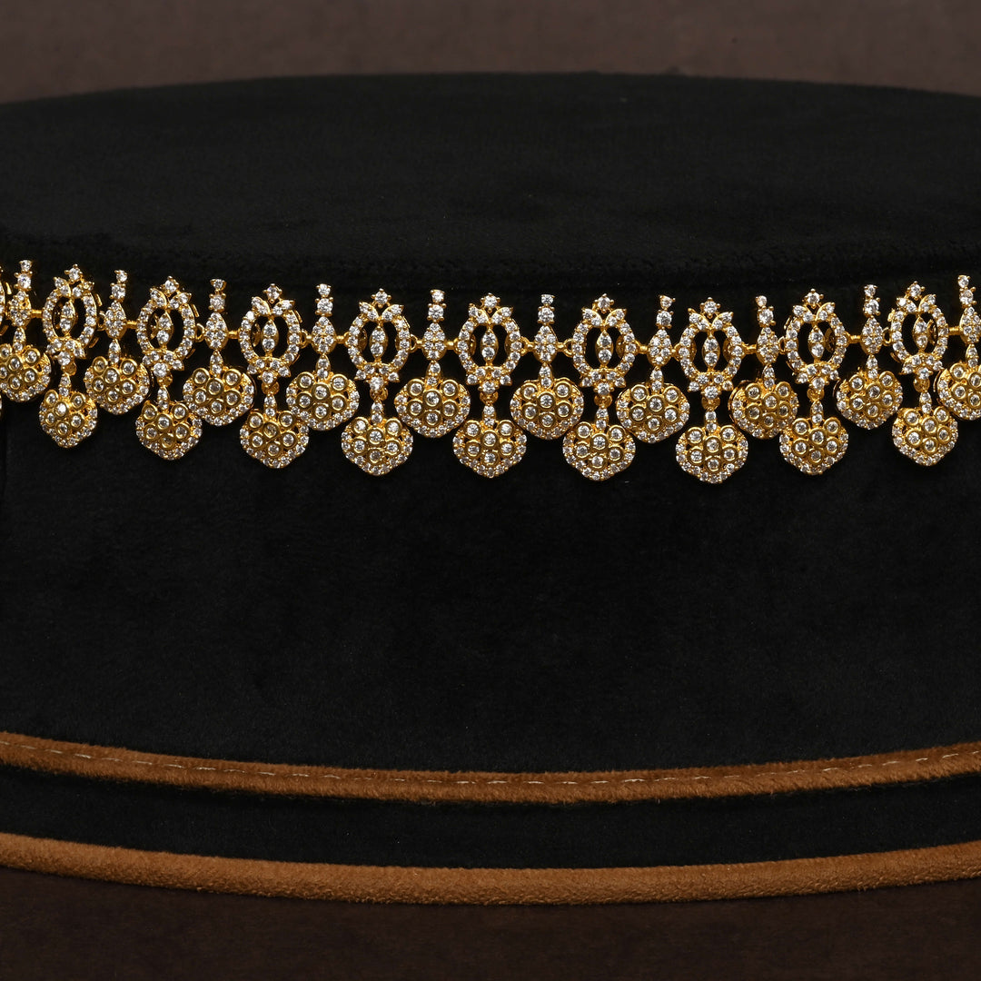 Gold Finish Chain Vaddanam