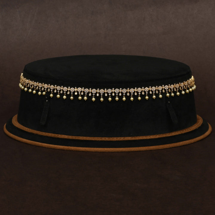 Gold Finish Chain Vaddanam