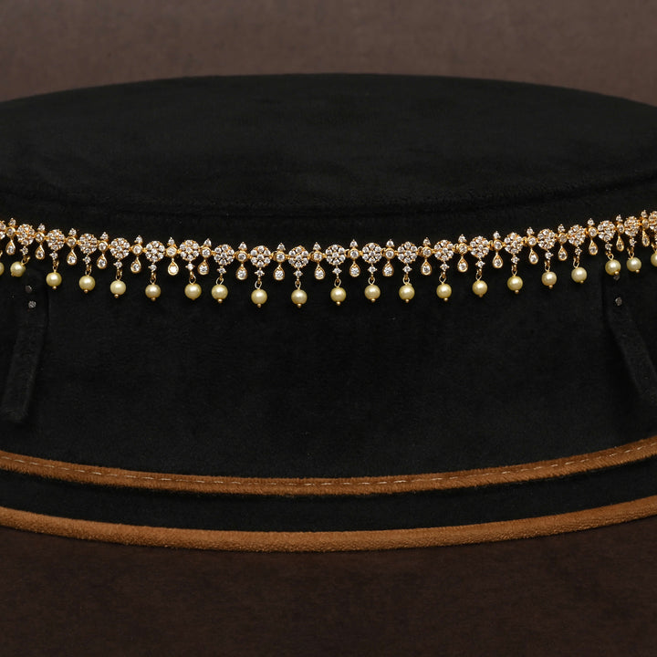 Gold Finish Chain Vaddanam