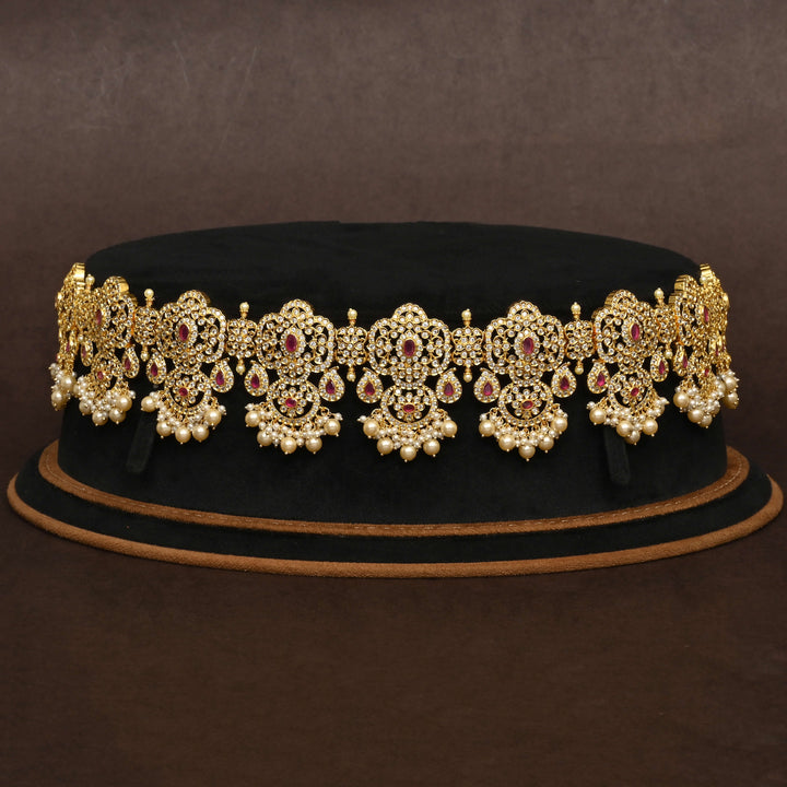 Gold Finish Chain Vaddanam