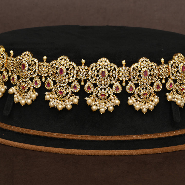 Gold Finish Chain Vaddanam