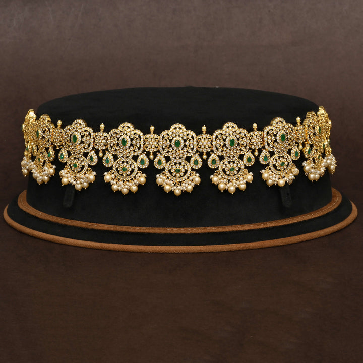 Gold Finish Chain Vaddanam