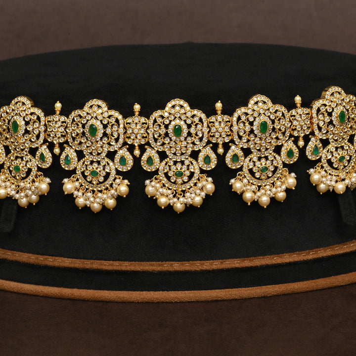 Gold Finish Chain Vaddanam