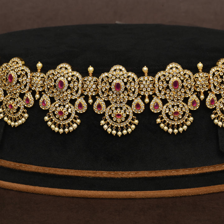 Gold Finish Chain Vaddanam