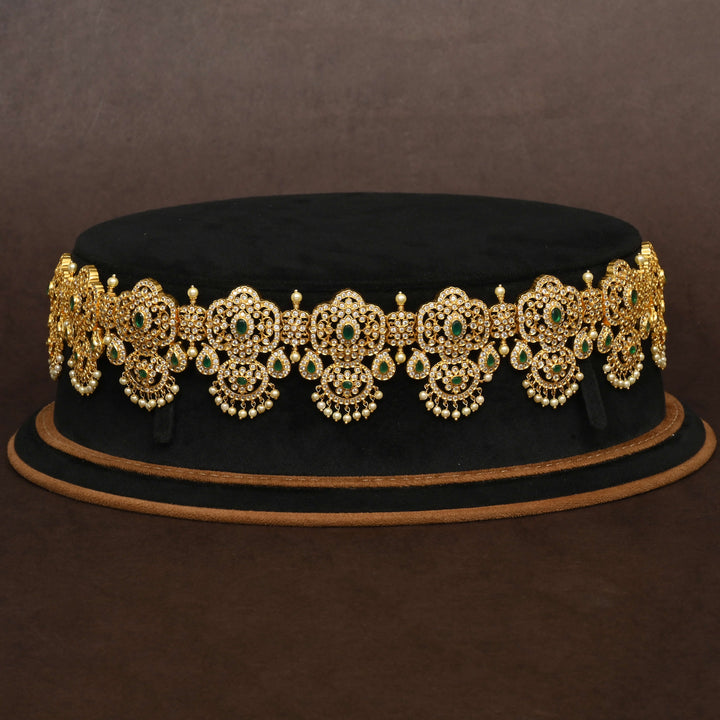 Gold Finish Chain Vaddanam