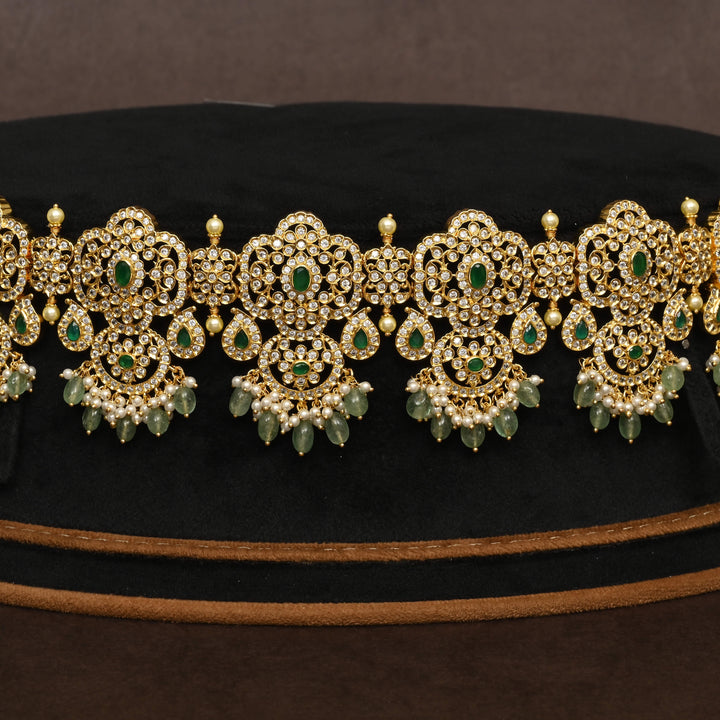 Gold Finish Chain Vaddanam