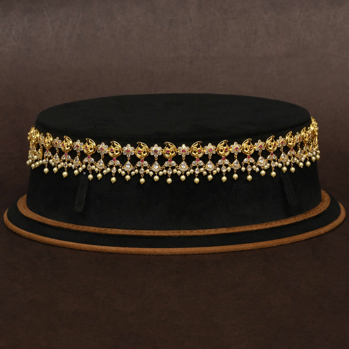 Gold Finish Chain Vaddanam