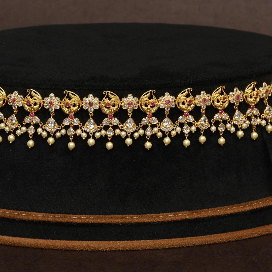 Gold Finish Chain Vaddanam