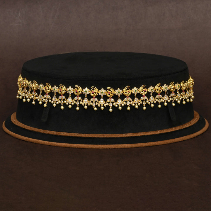 Gold Finish Chain Vaddanam