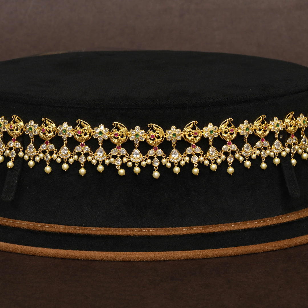 Gold Finish Chain Vaddanam