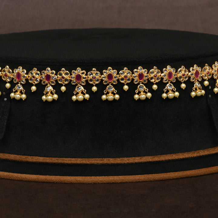 Gold Finish Chain Vaddanam