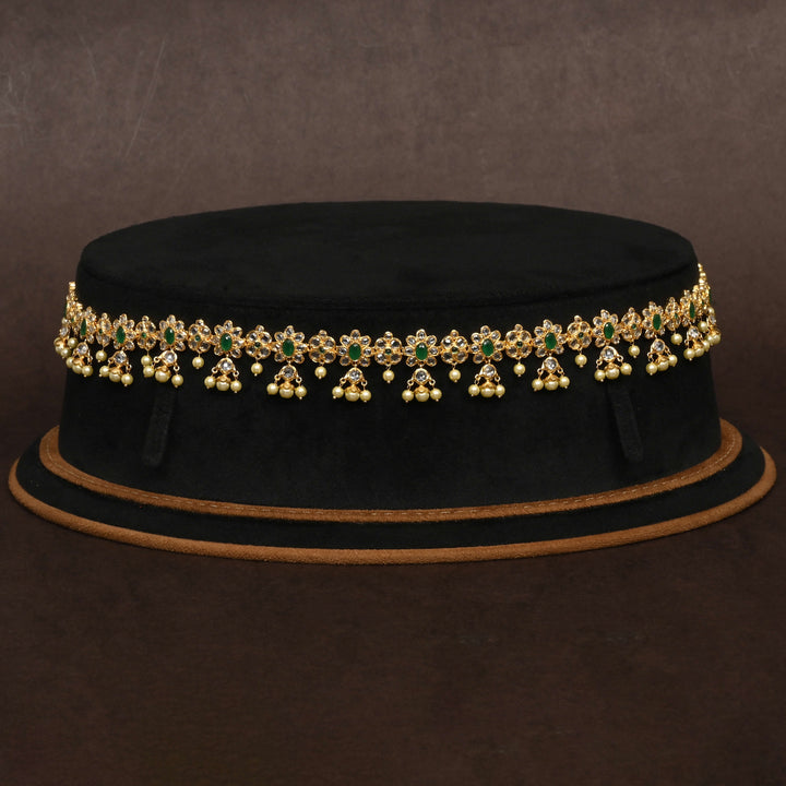 Gold Finish Chain Vaddanam