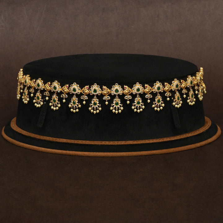 Gold Finish Chain Vaddanam