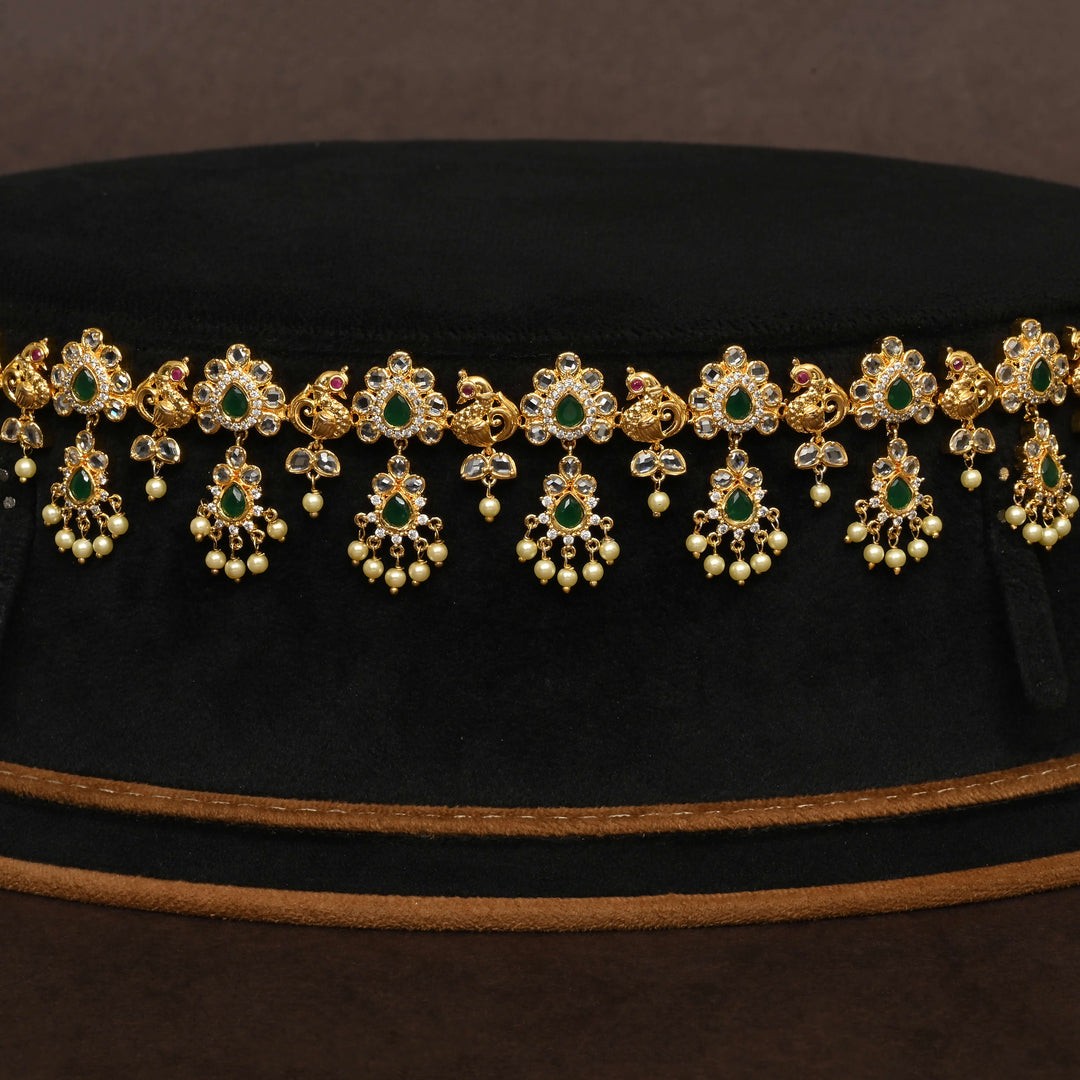 Gold Finish Chain Vaddanam