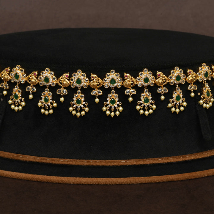 Gold Finish Chain Vaddanam