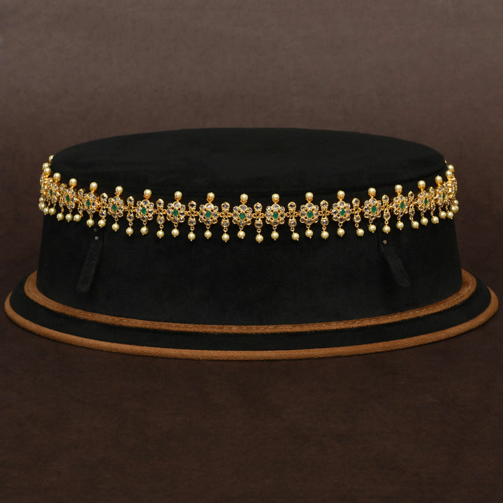 Gold Finish Chain Vaddanam