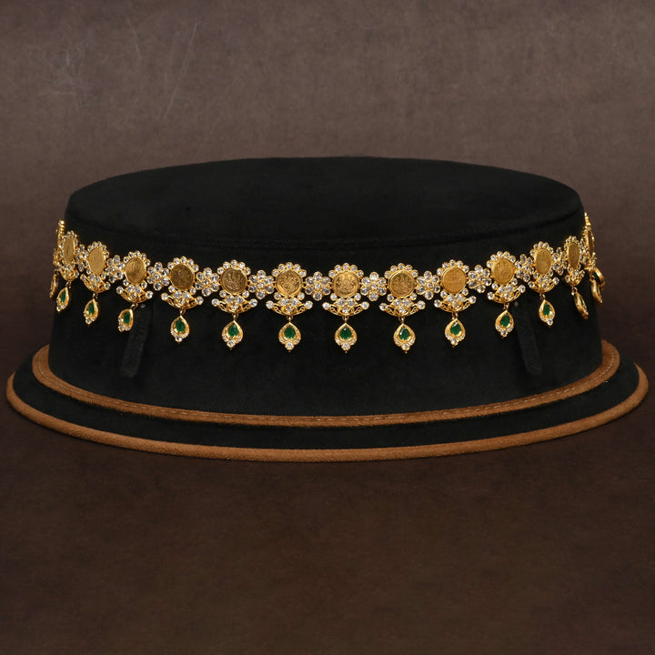 Gold Finish Chain Vaddanam