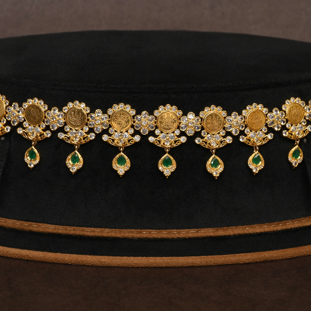 Gold Finish Chain Vaddanam