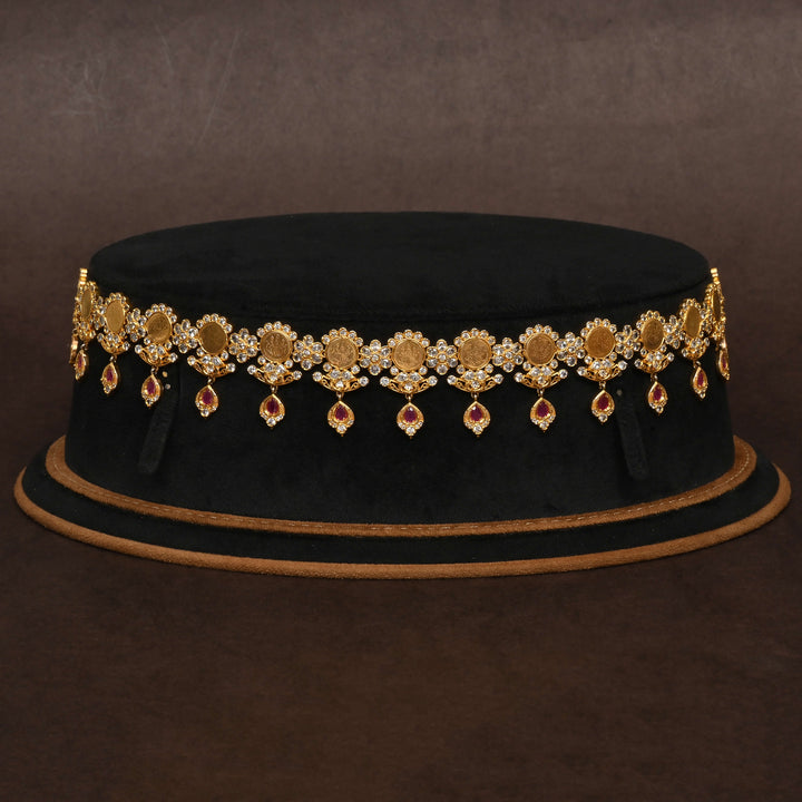 Gold Finish Chain Vaddanam