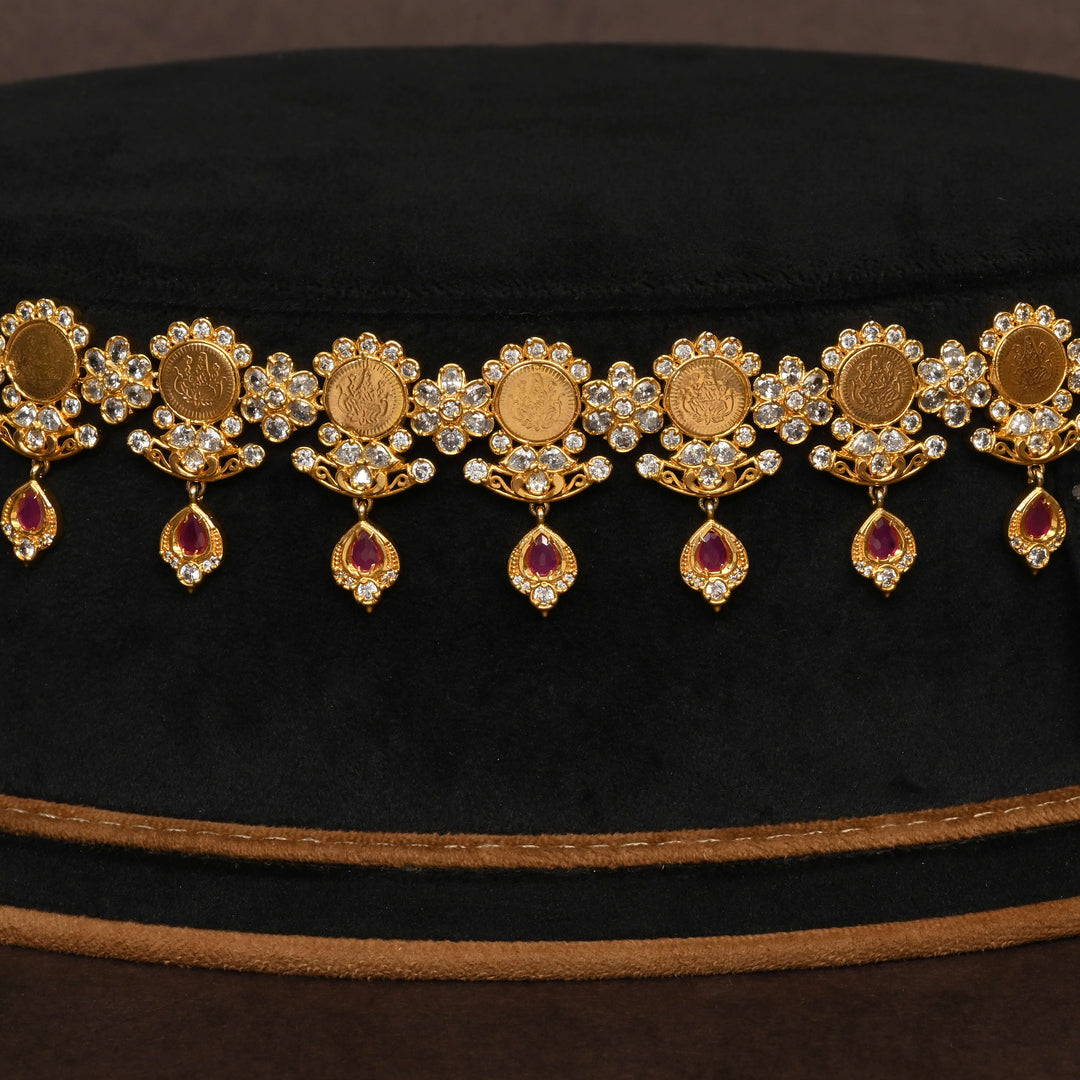 Gold Finish Chain Vaddanam