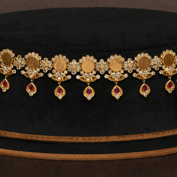 Gold Finish Chain Vaddanam