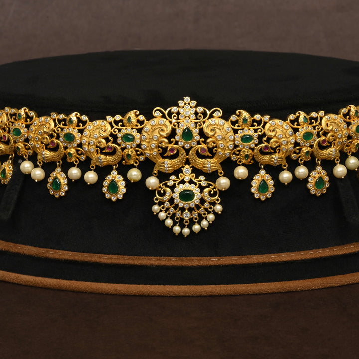 Gold Finish Chain Vaddanam